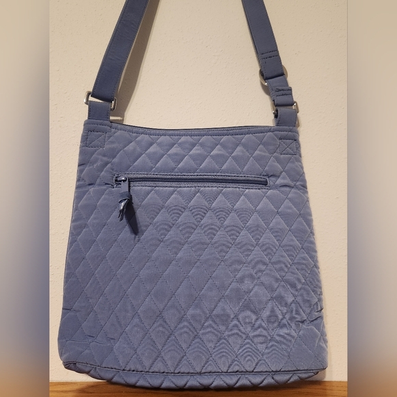 Vera Bradley Hipster Mimosa Medallion Crossbody Messenger Bag Rustic Blue - Picture 2 of 5